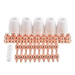 PT-31 Plasma Cutter Cutting Torch Consumables Accessories standard Tips/Nozzle Electrodes Shield Cup 50pcs