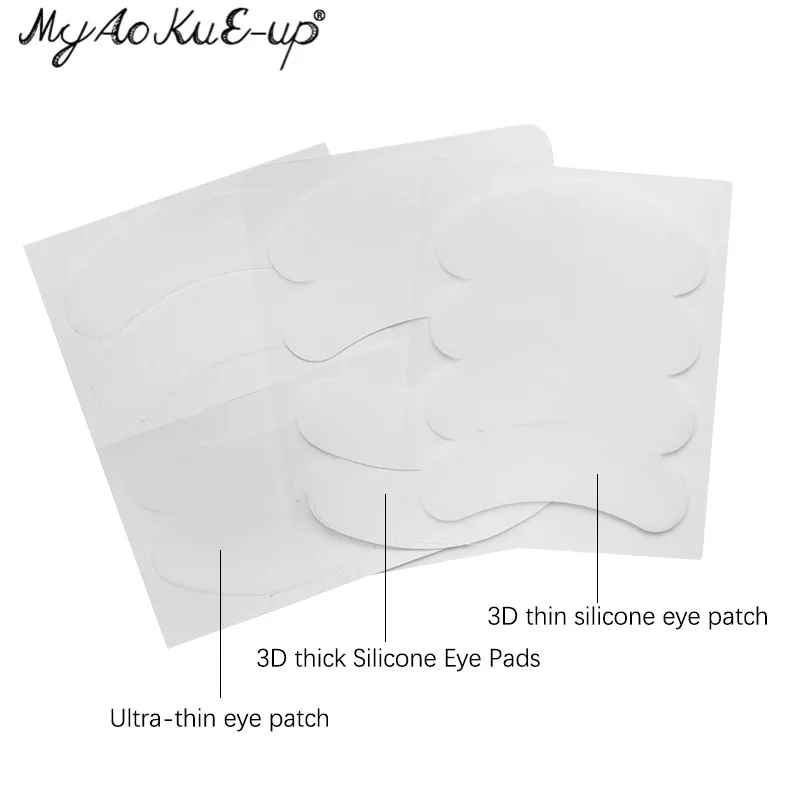 3/10 Packs 3D Super Thin Eyelash Gel Pad Silicone Patches Under Eye Pad For Lash Extension Silicone Pads Eyelash Extension Tool