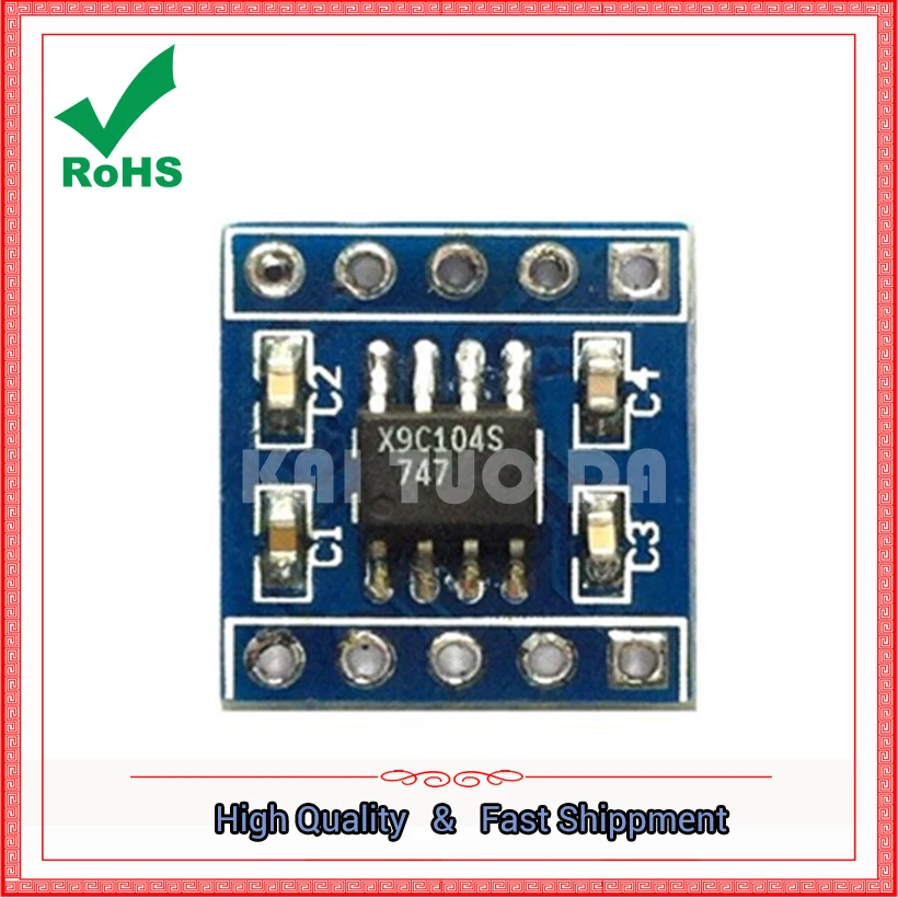 X9c104 Digital Potentiometer Module Digital Potentiometer To Adjust Bridge Balance Board