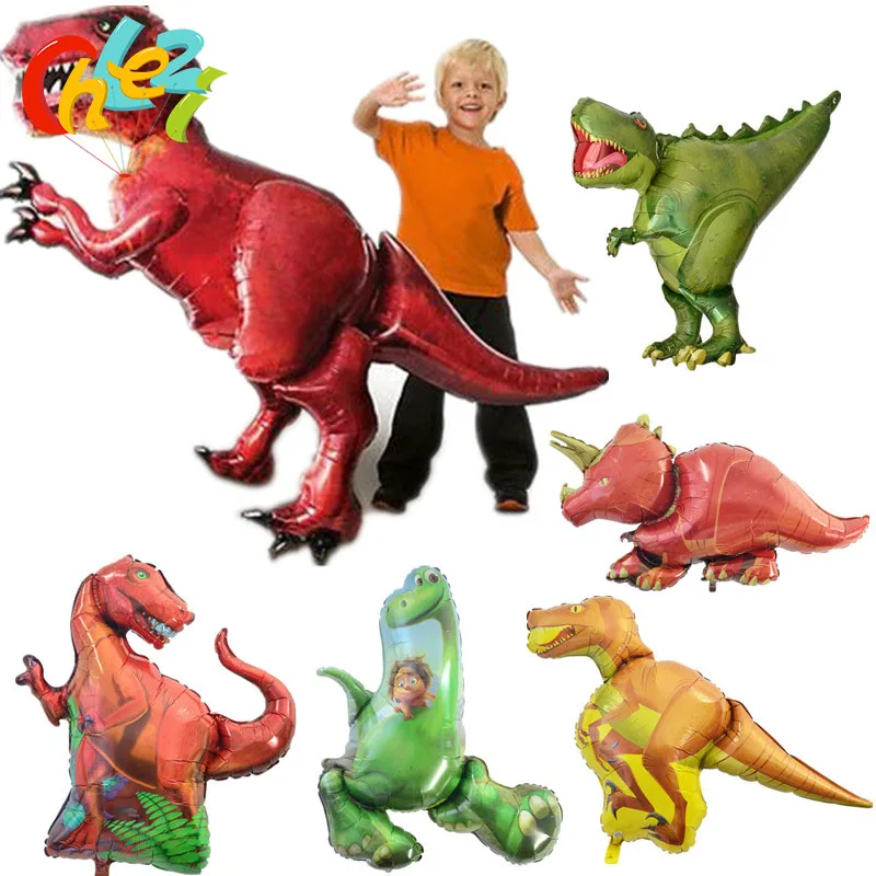 

1 Pcs Giant Dinosaur Foil balloon Animal Balloons Childrens Dinosaur Birthday Party Decorations Balloon Kids Toys Telium Globals