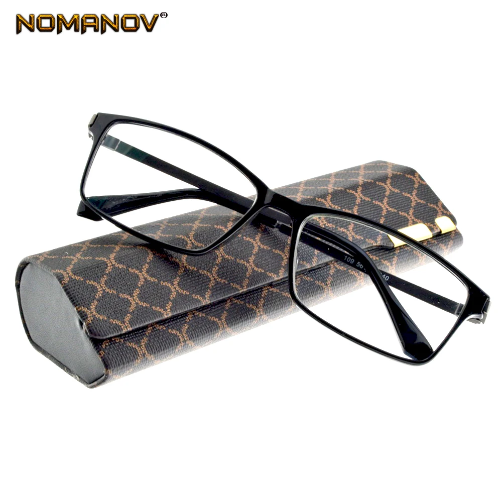 Hand Made Frame Delicate Temple Black Full-rim  Light Blocking Reading Glasses +0.75 +1 +1.25 +1.5 +1.75 +2 +2.25 +2.5 TO+4