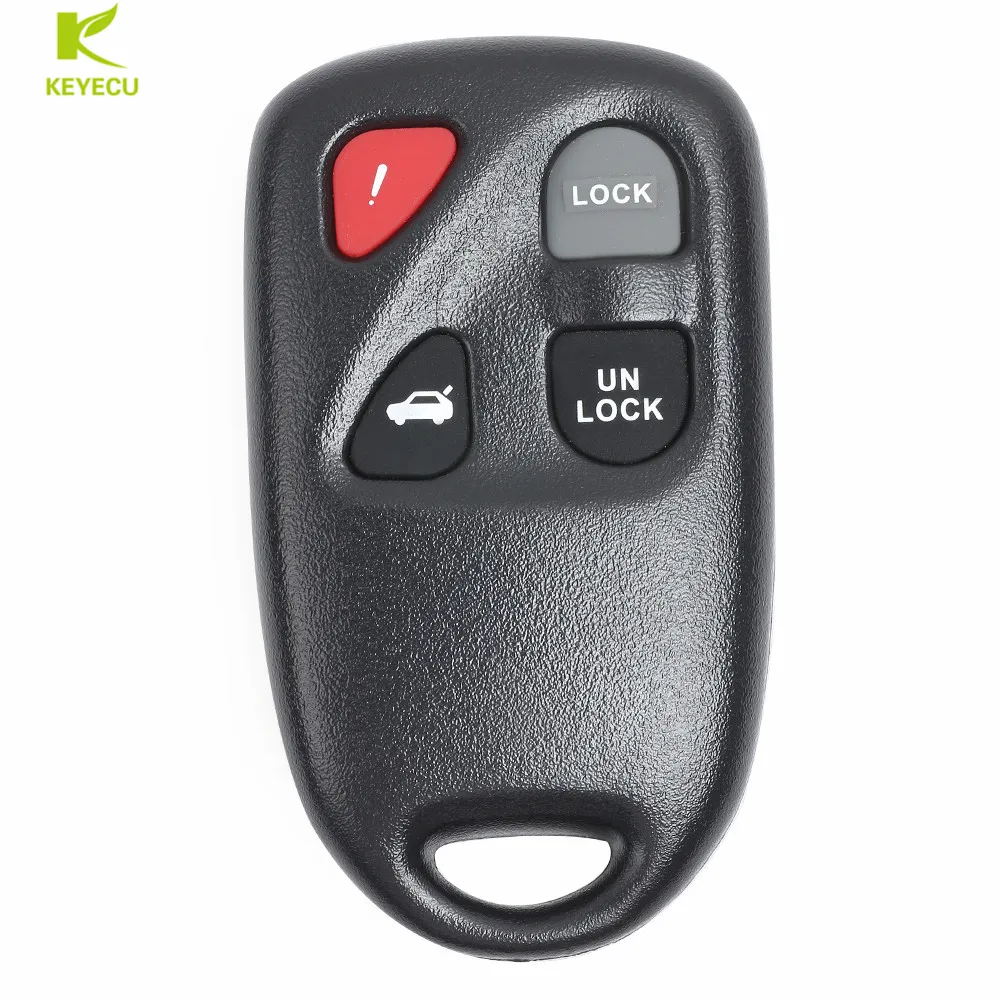 KEYECU New Keyless Entry Remote Fob Chiave Dell\'automobile di 4 Pulsante per 2004-2008 Mazda RX8 FCC ID: KPU41805 Modello 41848