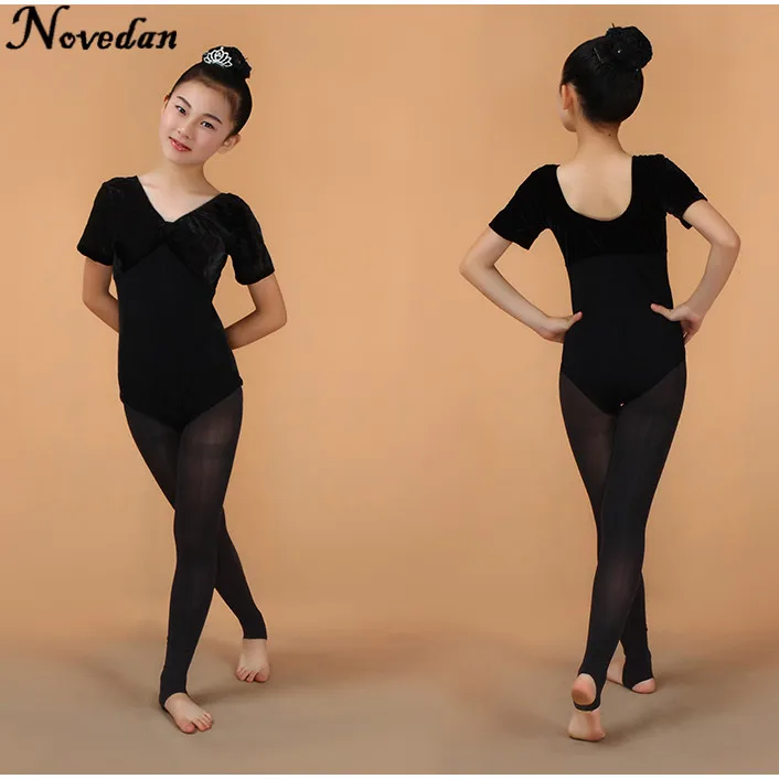 Medias de estribo de Ballet para niñas, pantalones de Spandex para gimnasia, Yoga, baile, Fitness, pantimedias de Ballet convertibles con agujeros