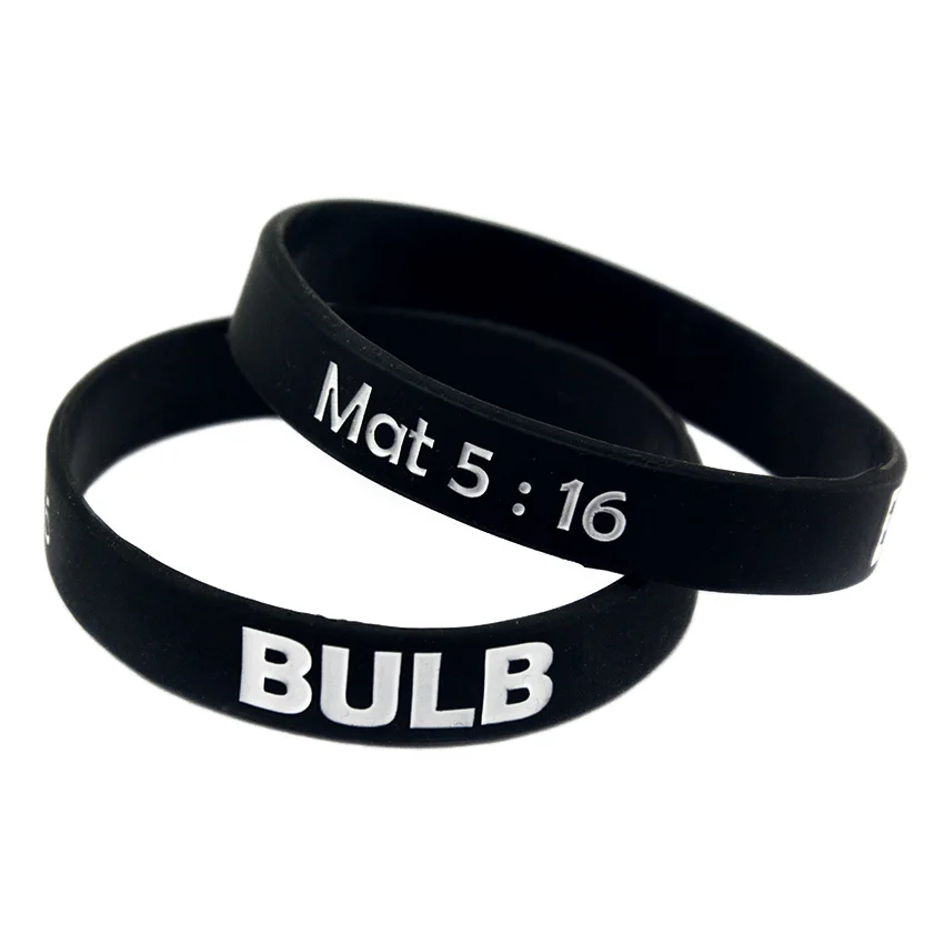 Schwarzes Silikon-Armband mit Geprägten Kundenspezifischen Slogans für Firmen-Team-Events – Detail 4