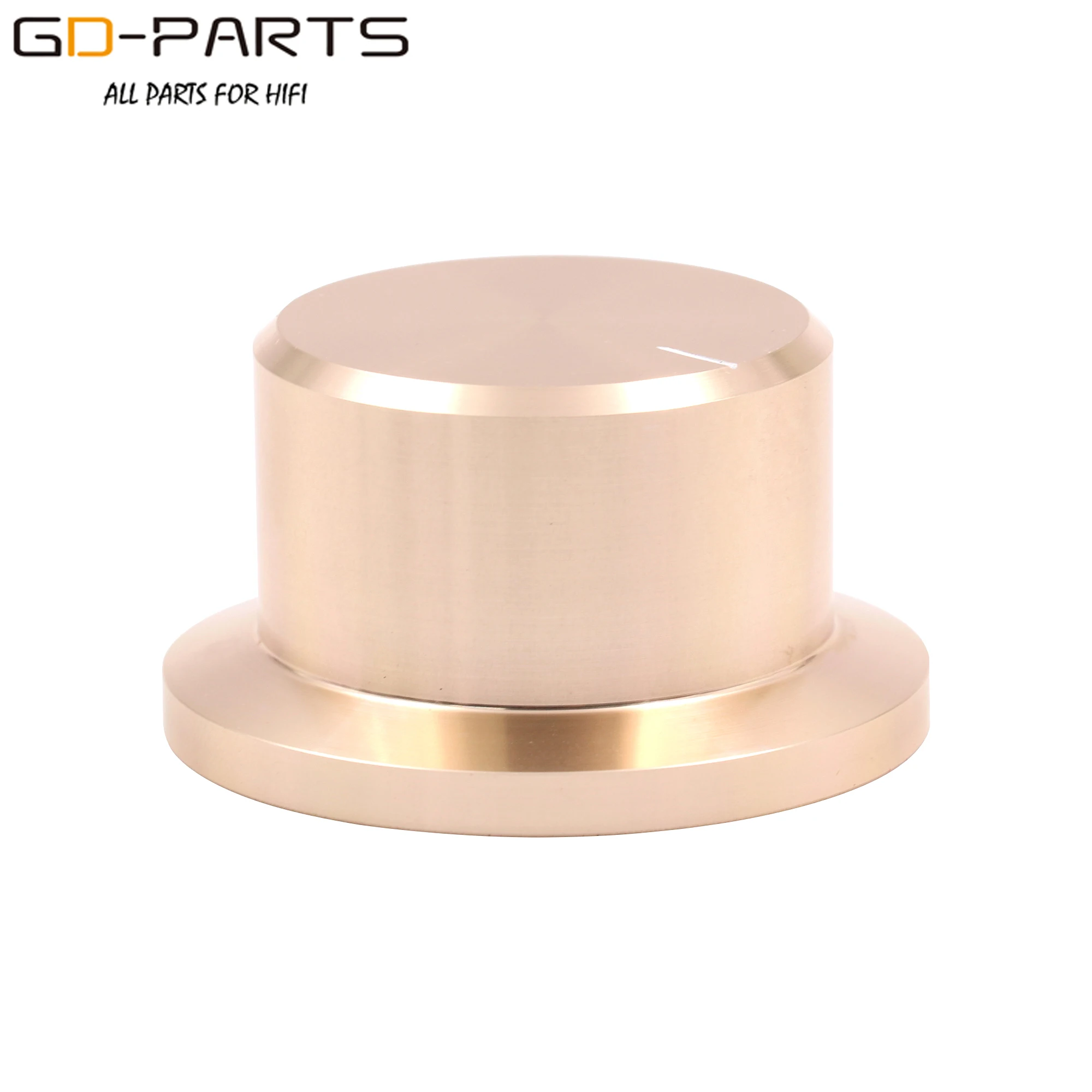 1 шт. 48x26 мм твердая алюминиевая ручка потенциометра для компакт-диск DAC DVD проигрыватель трубка усилитель динамик регулятор громкости серебристый черный золотой