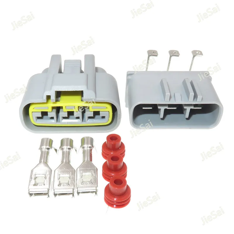 3 Pin Automotive Female Male Electrical Connector Electrical PCB Socket QLW-A-3F-B QLW-A-3F-GR