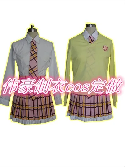 Stray God Noragami Aragoto God of Poverty Kofuku Ebisu Cosplay Costume WITH WIG Casual Wear Japanese School Uniform Cosplay Suit