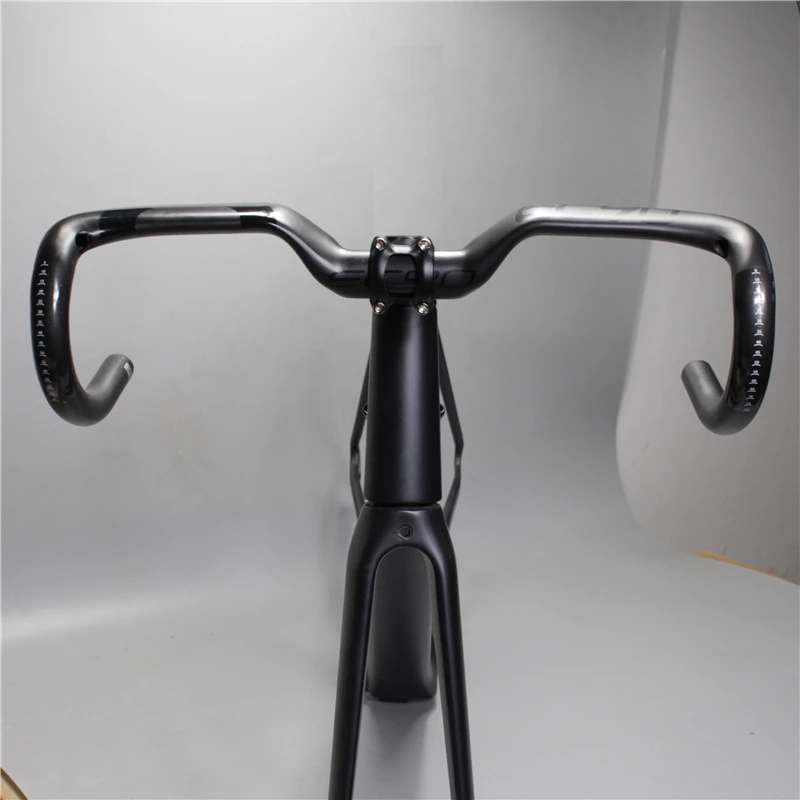 2022 New BALUGOE carbon fiber carbon fiber highway bicycle thighed handle carbon handlebar road bike handlebar 400 420 440MM