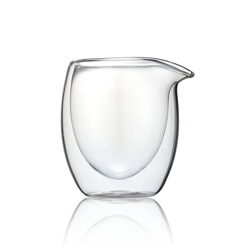 Arshen Handmade 200ml Clear Heat Resisting Double Wall Layer Tea Cup Pitcher Heat Insulation Chinese Kongfu Tea Cup Coffee Cups