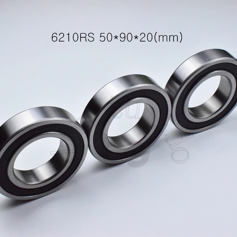 

6210RS 50*90*20(mm) 1Piece bearings ABEC-5 rubber sealing bearings 6210 6210RS chrome steel deep groove bearing