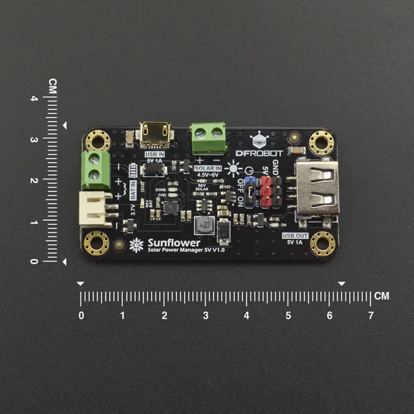 

Модуль управления солнечной энергией 5В @ 1A DFR0559