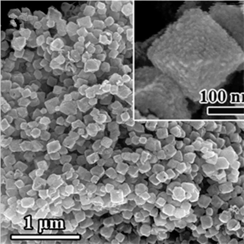 ZnO/ZnFe2O4/C porous hollow octahedron