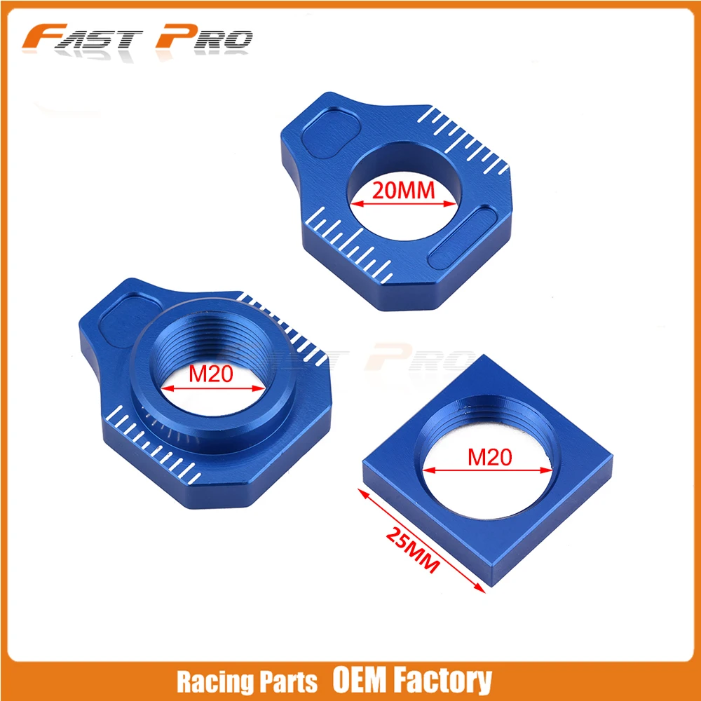 Motorcycle CNC Rear Chain Adjuster Axle Block For KTM SX85 SX 85 Freeride 250F 250R 350 For Husqvarna TC85 2015-2020