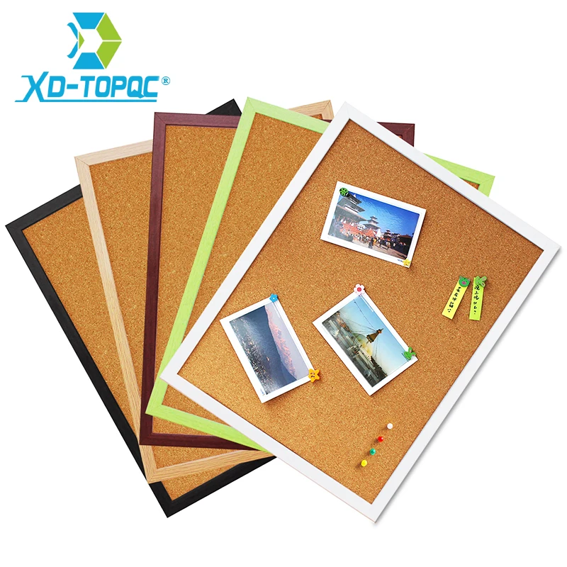 Free Shipping 30*40cm Bulletin Cork Board 5 Colors MDF Frame for Chosen Memo Photos Pin Board Cork Message Boards For Notes