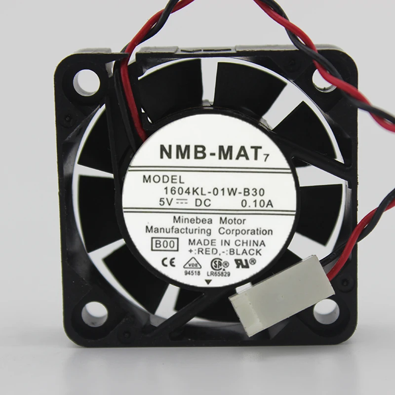 Original 1604KL-01W-B30 4010 4CM 5V 0.10A Silent double ball fan