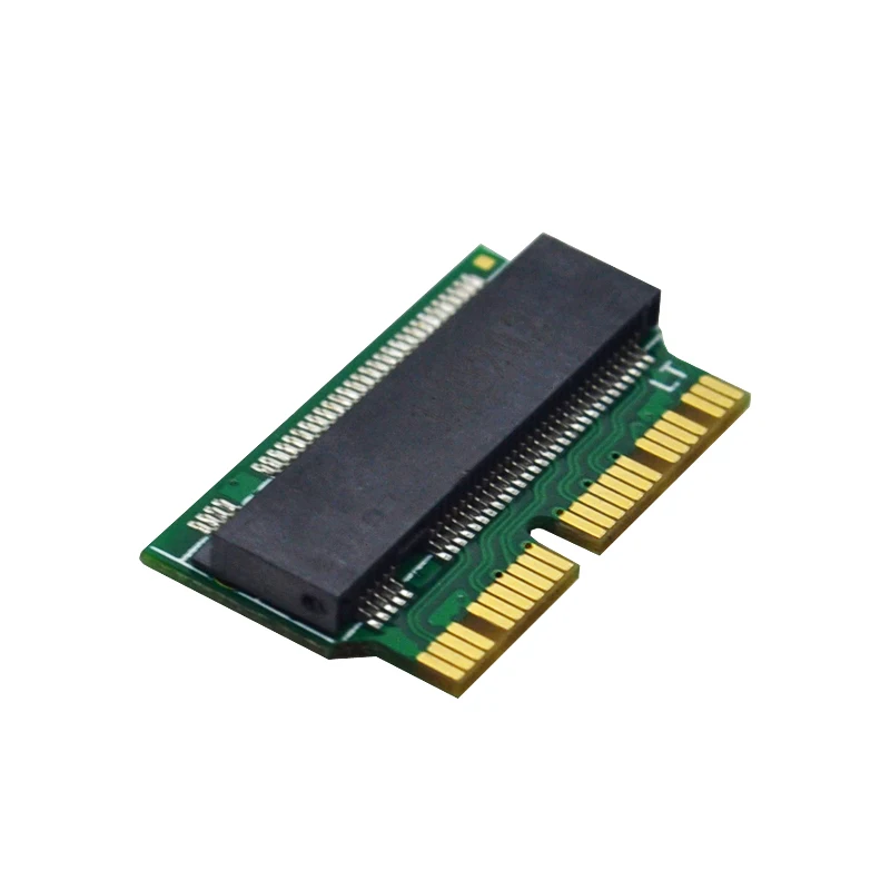 Карта адаптера M.2 PCI-e NVMe SSD M key для MACBOOK Air A1465, A1466 Pro, A1398, A1502, A1419, NGFF на MD711, MD712