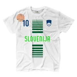 2019 moda bawełna okrągły kołnierzyk mężczyźni T-Shirt narodowy Sporter słowenia 10 Soccerer europejski Scudo 1 Kiarenza FD T-Shirt