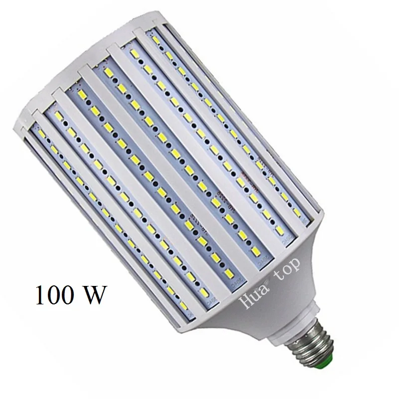 High Bright 40W 50W 60W 80W 100W LED Lamp 85-265V E27 E40 E26 B22 Corn Bulb Pendant Stree Lighting Chandelier Ceiling Spot Light