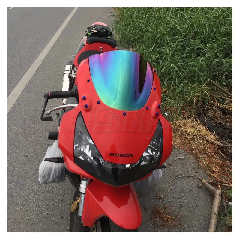 Motorcycle Double Bubble Windshield WindScreen Screen For 2002 2003 Honda CBR900RR CBR954RR CBR 900 954 RR 02 03 Fireblade Black