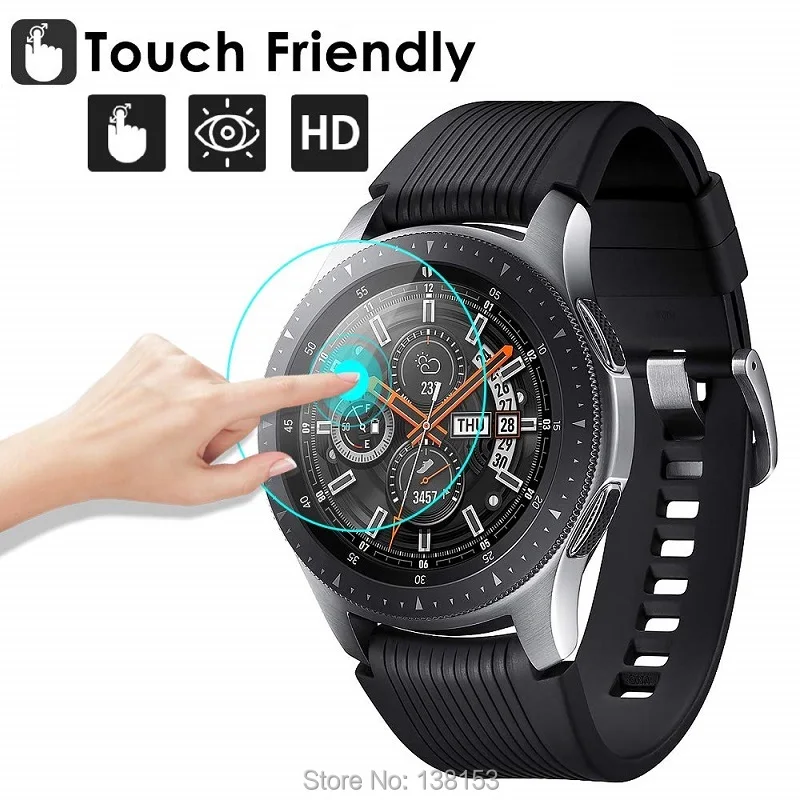 5PCS Round Smart Watch Screen Protector Diameter 34mm 35mm 36mm 37mm 38mm 39mm 31mm 32mm 33mm Tempered Glass Protective Film