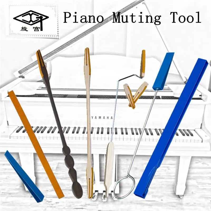 Piano tuning reparação ferramenta parada garfo borracha parada garfo parada som bar veado casca nylon parada garfo