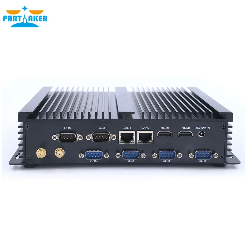 Máy Tính Mini PC I3 5005U Windows 10 2 Nhân Mini Sever Máy Tính Với 2 LAN 6 RS232 Nhỏ Để Bàn HDMI Wifi USB 3.0