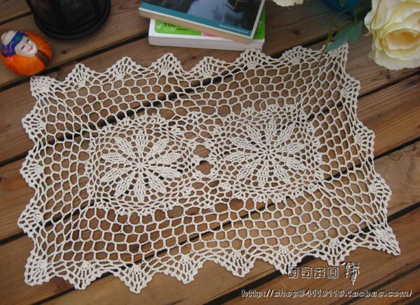 2014  women like cotton crochet lace coaster pad for coffee table  cutout placemat heat insulation pad table mat pads