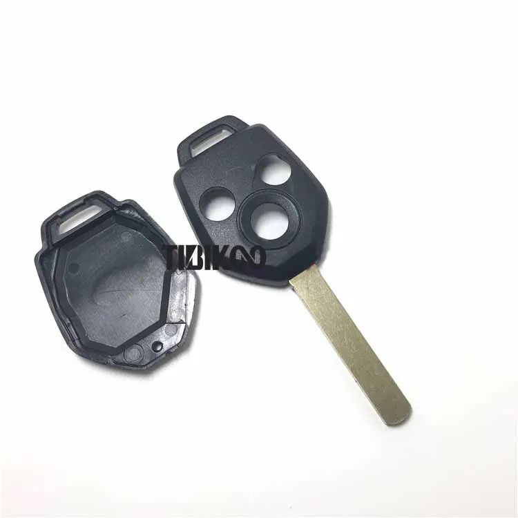 3 Buttons Replacement remote Key Shell Case For Subaru Forester With Uncut Blade Fob Key cover