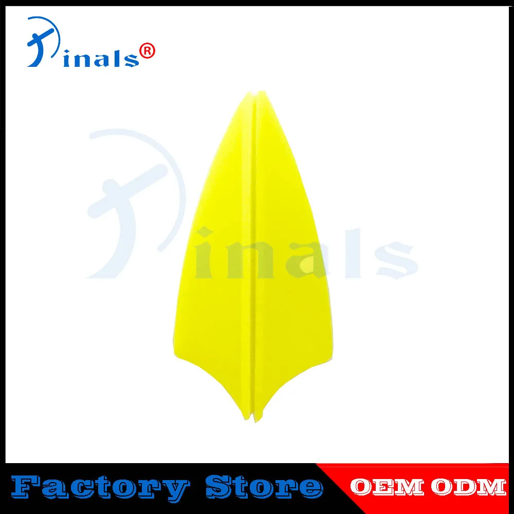 60pcs 1.75inch Arrow Vanes High Elastic Plastic Fletching Feathers for Carbon Fiberglass Shaft DIY Recurve Bow Hunting