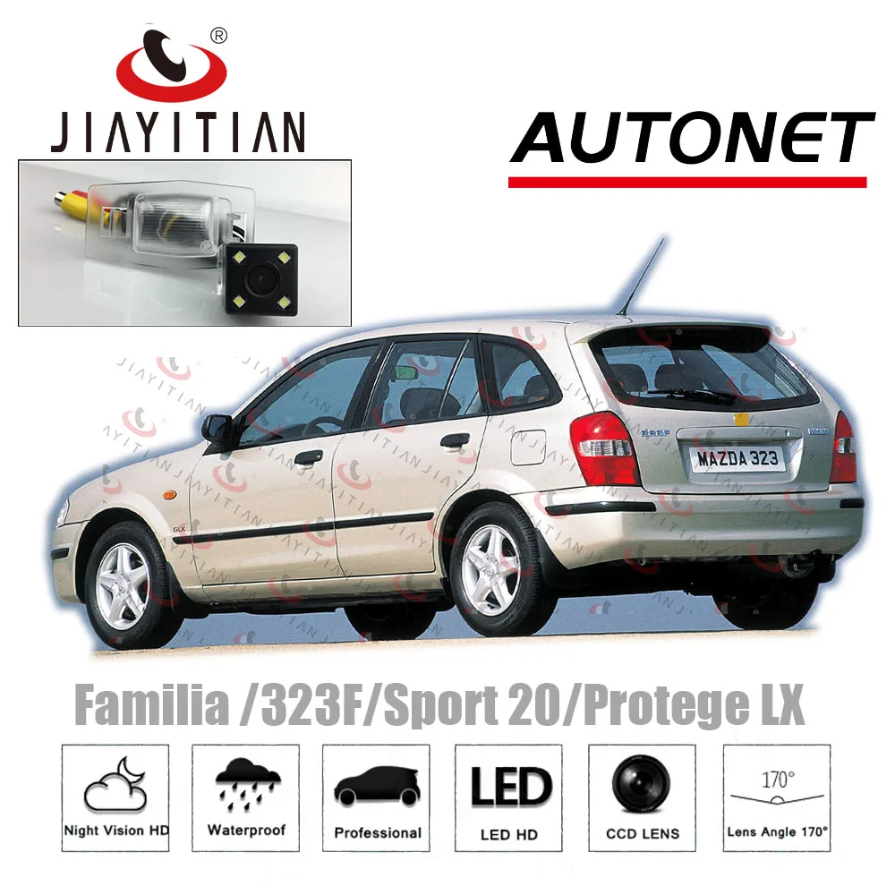 

JIAYITIAN rear camera For Familia/323F/Sport 20/Protege LX sedan 1998~2003 CCD/Night Vision/Reverse Camera/license plate Camera