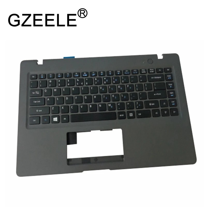 

GZEELE new for Acer Aspire One Cloudbook 1-431 1-431M AO1 431 Laptop Grey Palmrest upper case Keyboard bezel