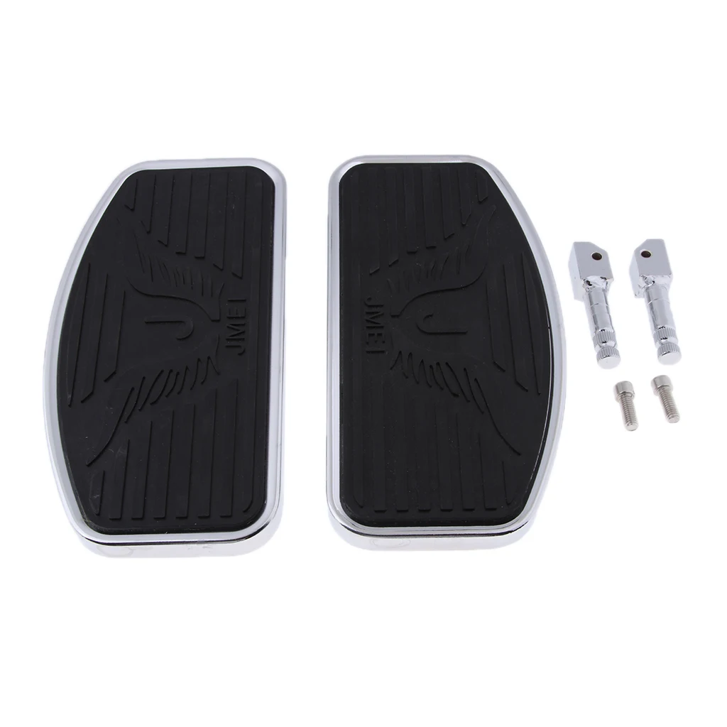 2PCS Motorcycle Front Footrest Footboard Floorboard for Honda VTX 1300 VTX 1800 for Suzuki Boulevard C50 Intruder Volusia 400 8