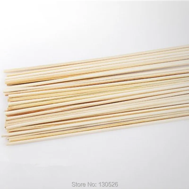 50Pcs 15~40cm 3mm Bamboo New Disposable Wooden BBQ Party Skewers Natural Bamboo sticks Meat Food Barbecue Sticks Accessories