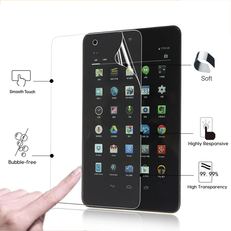 

High quality Ultra HD LCD Anti-Scratches Screen Protector Film For Dell Venue 7 3730 7.0" tablet Glossy screen protective films