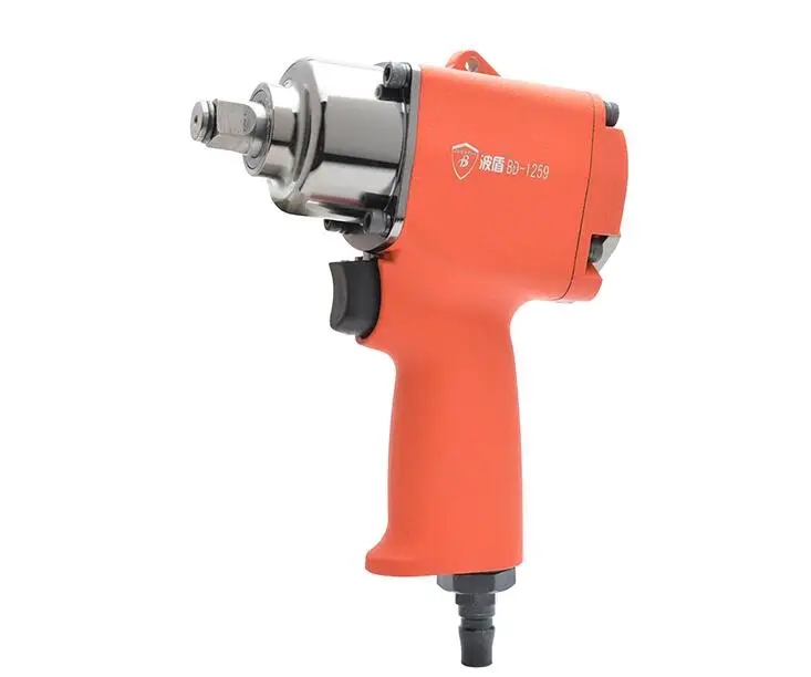 Small Wind Gun Mini Pneumatic Wrench Air Wrench Strike 1/2 Inch Double Hammer 600N.m Positive and Negative Torque