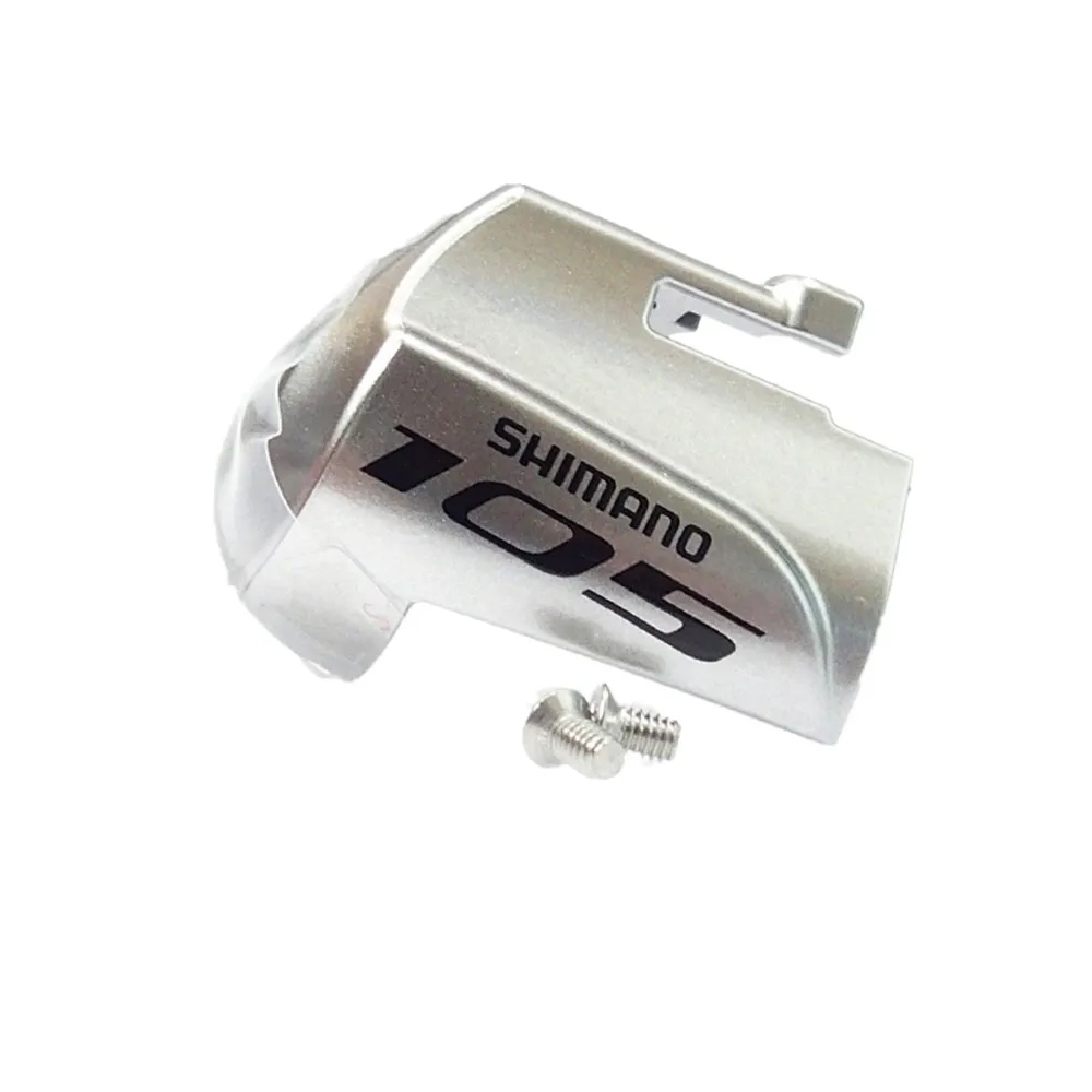 Shimano 105 ST-5800 Lever Name Plate w/ Fixing Screw 5800 Left/Right Hand Silver UNGHIA FLIGHT DECK PLACCHETTA COMANDO PLATE