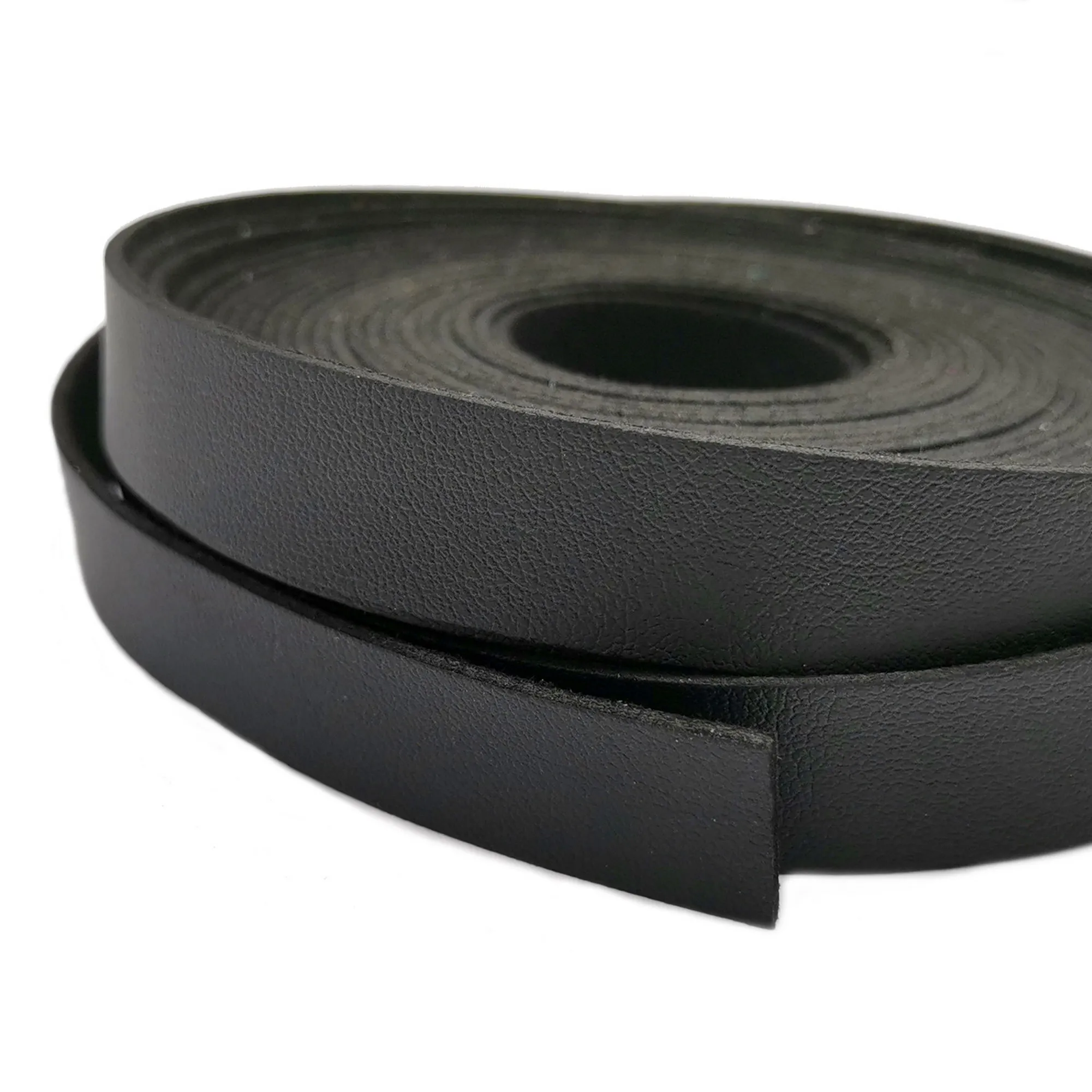 AaaZee 5 Yards 15mm 20mm Faux Suede Leather Strip Black Soft and Flexible for DIY Bracelet Jewelry Making