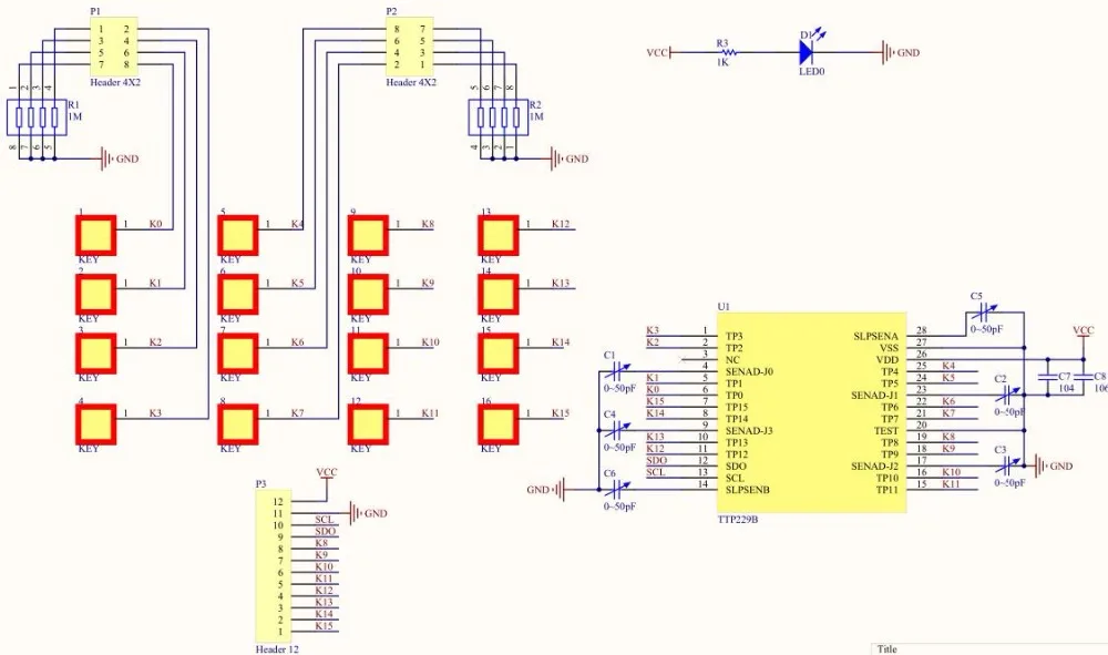 10 Stück/1 Stück 1/4/8/16 Kanal Weg TTP223 TTP224 TTP226 TTP229 Jog Digital Touch Button Sensor kapazitives Schaltermodul für Arduino – Detail 6