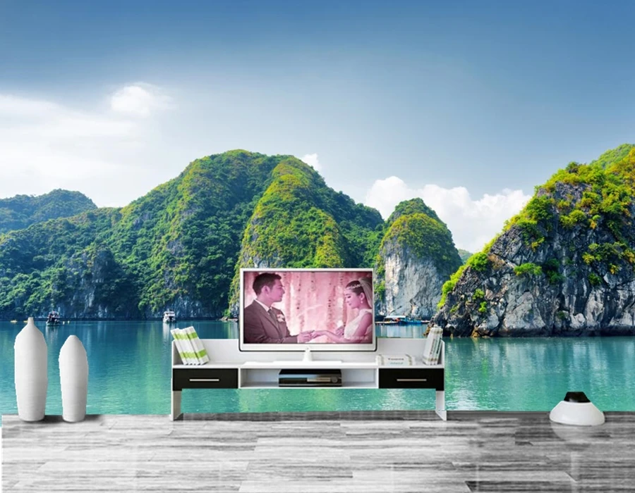 

Custom 3d mural,papel de parede beautiful landscape natural wallpaper,restaurant living room sofa TV wall bedroom 3d wallpaper