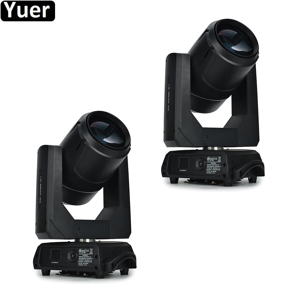 2Pcs/Lot 100W Beam Moving Head Stage Light 8 Facet Prism DMX512 Control Beam LED Bar Club Lights For DJ Disco Party Lighting