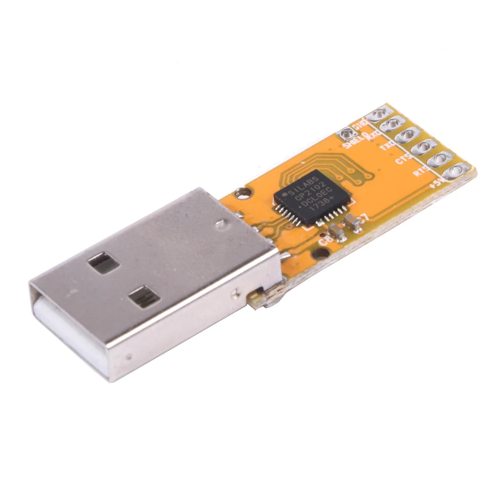 Silcon CP2102 USB RS232 Adapter Module for MCU PLC CPU Serial Printer Bar Code diy Serial Cable support Win10 Win8 Win7 Android