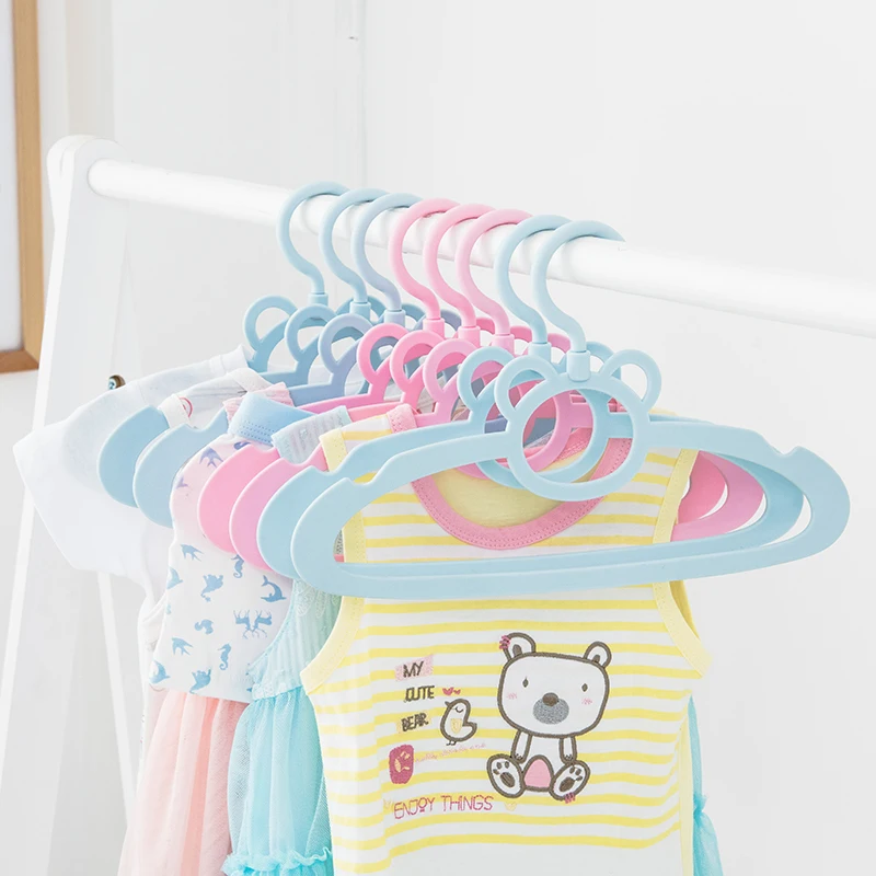 

10pcs/lot 29.5cm multi-function plastic children's clothes rack