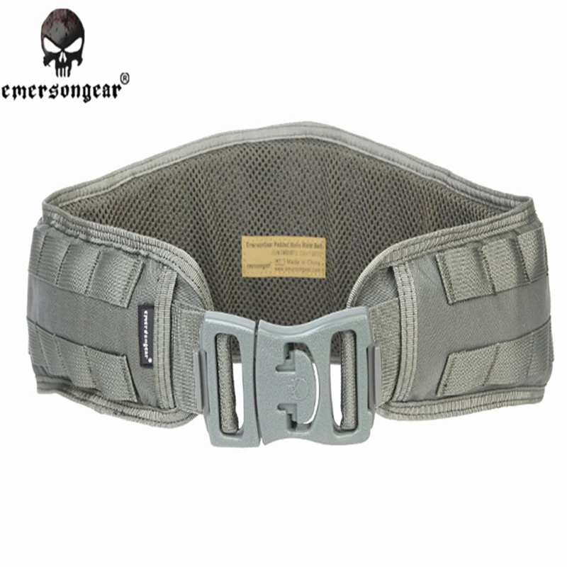 

EMERSON MOLLE-Padded Molle Waist Belt for Men, Airsoft Combat, Hunting Equipment, FG EM9086F, Waist Support