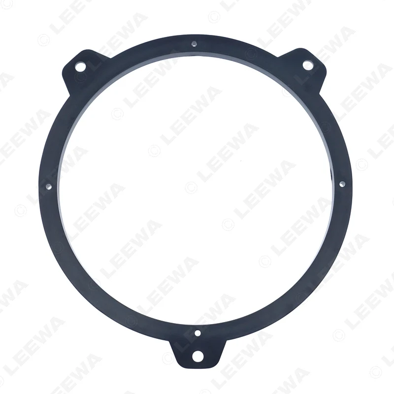 LEEWA 2pc Black 6.5 inch Car Stereo Speaker Spacer Pad Adapter for BMW 3-Series E46 1999-2005 Speaker Mat Rings