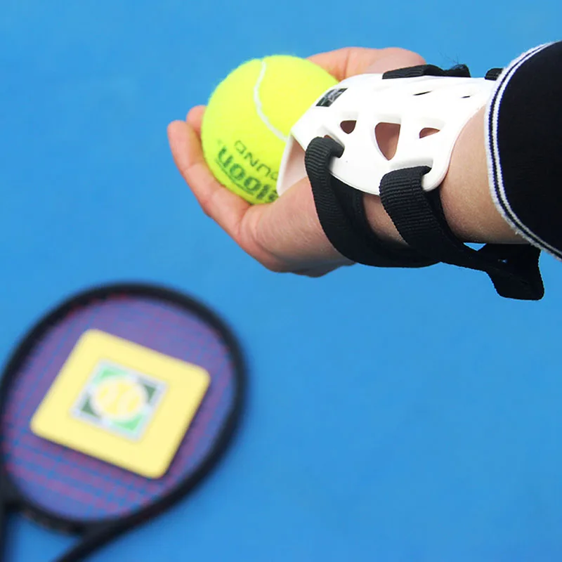 Máquina de práctica de pelota de tenis, herramienta de entrenamiento, entrenador de autoestudio, postura de muñeca correcta, accesorios de pádel