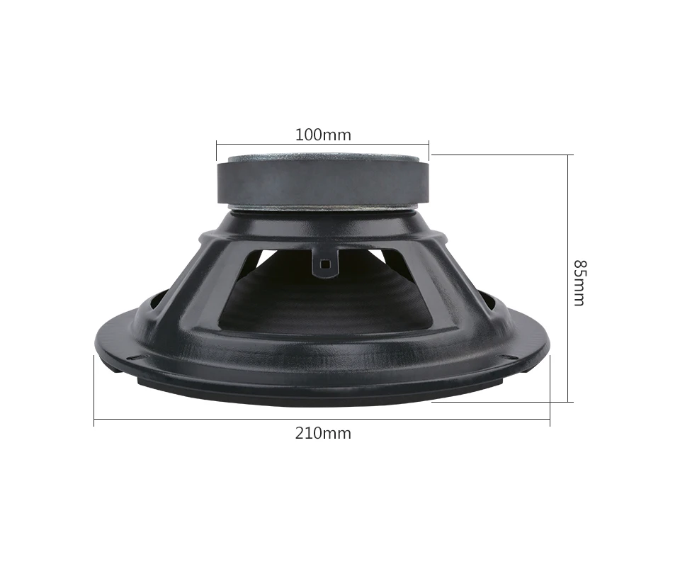 AIYIMA 1 Stück 8 Zoll Mittelton-Basslautsprecher 8 Ohm 50W 35 Kern 100 Magnet Audio Soundlautsprecher Tieftöner Verstärker für Zuhause – Detail 4