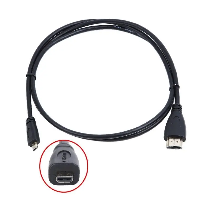 5ft Micro  HDMI-compatible  A/V TV Video Cable For GO Pro Hero 3+ CHDHN-302 CHBDC-302 HD Camera