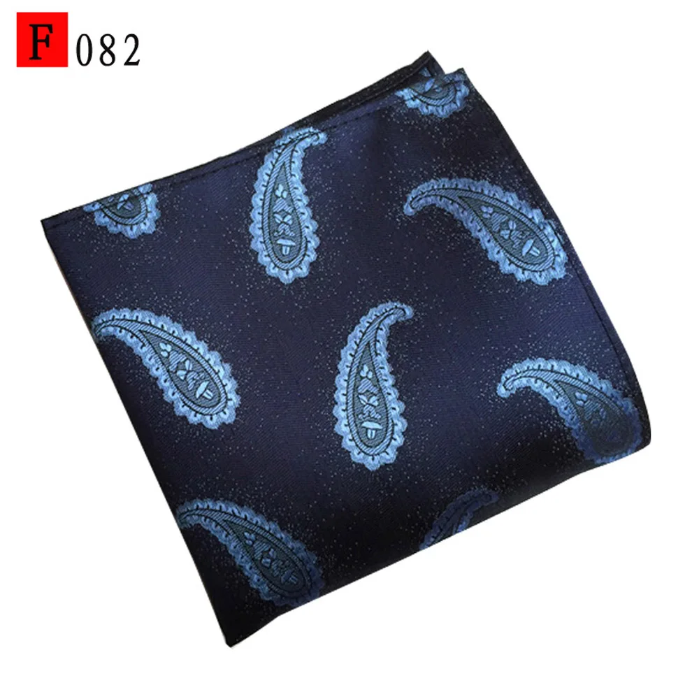 Men Tuxedo Colorful Paisley Pocket Square Wedding Party Hanky Handkerchief BWTHZ0316