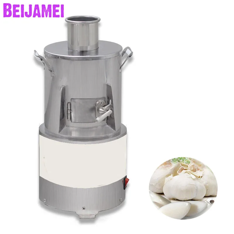 BEIJAMEI Stainless Steel 25kg/h commercial whole garlic peeling machine portable electric garlic peeler price