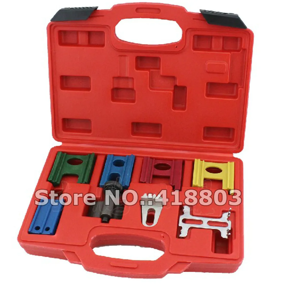 8PC Engine Universal Timing Belt Chain Camshaft Flywheel Locking Tool Set Kit